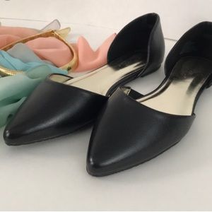Marbella D’Orsay black flats